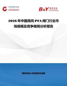2026年中國高純PFA閥門行業市場規模及競爭格局分析報告