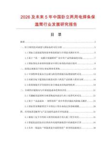 2026及未来5年中国卧立两用电焊条保温筒行业发展研究报告