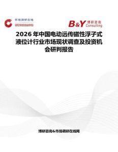 2026年中國電動遠傳磁性浮子式液位計行業市場現狀調查及投資機會研判報告