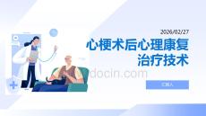 心梗術(shù)后心理康復(fù)治療技術(shù)