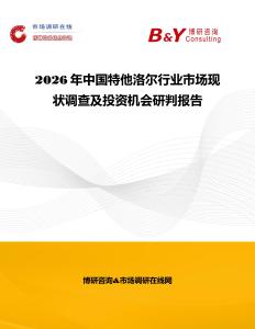 2026年中國特他洛爾行業市場現狀調查及投資機會研判報告