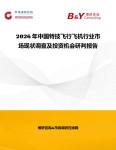 2026年中國特技飛行飛機行業市場現狀調查及投資機會研判報告