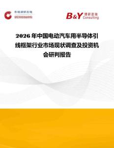 2026年中國電動汽車用半導(dǎo)體引線框架行業(yè)市場現(xiàn)狀調(diào)查及投資機會研判報告