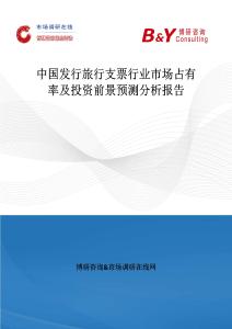 中國發行旅行支票行業市場占有率及投資前景預測分析報告