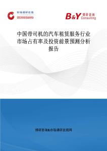 中國帶司機的汽車租賃服務行業市場占有率及投資前景預測分析報告