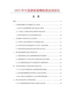 2025年中國搪瓷溜槽數據監測報告
