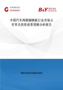 中國汽車兩側(cè)腳踏板行業(yè)市場(chǎng)占有率及投資前景預(yù)測(cè)分析報(bào)告