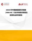 2026年中國磁阻隨機存儲器（MRAM）行業市場現狀調查及投資機會研判報告