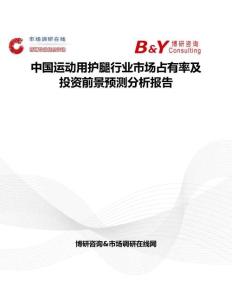 中国运动用护腿行业市场占有率及投资前景预测分析报告