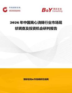 2026年中國離心澆鑄行業市場現狀調查及投資機會研判報告
