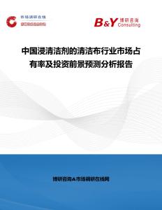 中國浸清潔劑的清潔布行業市場占有率及投資前景預測分析報告