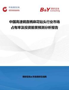 中國高速鋼直柄麻花鉆頭行業(yè)市場占有率及投資前景預(yù)測分析報(bào)告