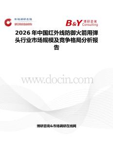 2026年中國紅外線防御火箭用彈頭行業(yè)市場規(guī)模及競爭格局分析報告