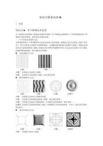 手工制作教程（第2版）教案  知識點準備內容8 半立體紙玩具造型