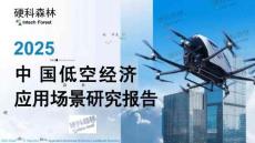 2025中國低空經(jīng)濟應(yīng)用場景研究報告