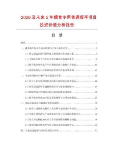 2026及未來(lái)5年螺套專用普通扳手項(xiàng)目投資價(jià)值分析報(bào)告