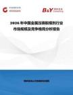 2026年中國金屬壓鑄脫模劑行業市場規模及競爭格局分析報告