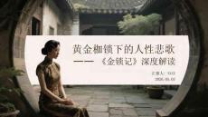黃金枷鎖下的人性悲歌《金鎖記》深度解讀(1)