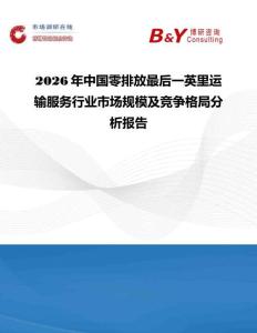 2026年中國零排放最后一英里運輸服務(wù)行業(yè)市場規(guī)模及競爭格局分析報告
