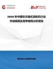 2026年中國非冷凝式渦輪機行業市場規模及競爭格局分析報告