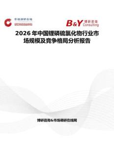 2026年中國鋰磷硫氯化物行業(yè)市場規(guī)模及競爭格局分析報告