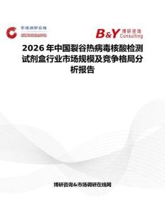 2026年中國裂谷熱病毒核酸檢測(cè)試劑盒行業(yè)市場(chǎng)規(guī)模及競(jìng)爭(zhēng)格局分析報(bào)告