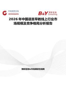 2026年中國(guó)語(yǔ)言早教線(xiàn)上行業(yè)市場(chǎng)規(guī)模及競(jìng)爭(zhēng)格局分析報(bào)告
