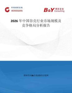 2026年中國谷殼行業(yè)市場規(guī)模及競爭格局分析報告