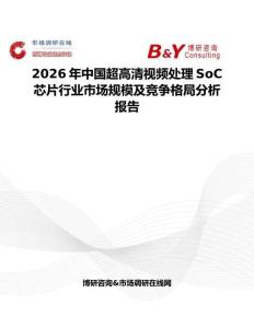 2026年中國超高清視頻處理SoC芯片行業市場規模及競爭格局分析報告