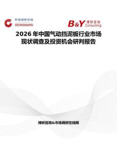 2026年中國氣動擋泥板行業市場現狀調查及投資機會研判報告