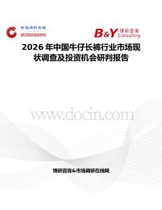 2026年中國牛仔長褲行業(yè)市場現(xiàn)狀調(diào)查及投資機(jī)會研判報告