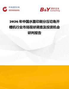2026年中國水墨印刷分壓切角開槽機行業(yè)市場現(xiàn)狀調(diào)查及投資機會研判報告