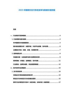 2025中國餐飲支付系統(tǒng)變革與數(shù)據(jù)價值挖掘