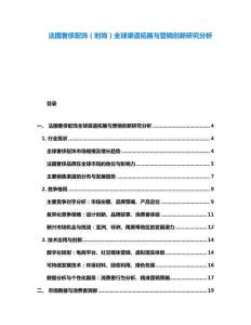 法國奢侈配飾（時尚）全球渠道拓展與營銷創新研究分析