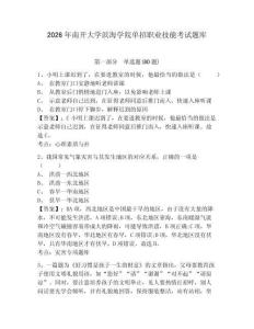 2026年南開大學(xué)濱海學(xué)院單招職業(yè)技能考試題庫附答案詳解（輕巧奪冠）
