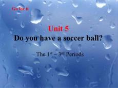 新目标英语七年级上 Unit5 Do you have a soccer ball Period2课件