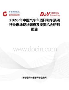 2026年中國汽車車頂桿和車頂架行業(yè)市場現(xiàn)狀調查及投資機會研判報告