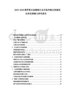 2025-2030俄羅斯石油精煉行業(yè)市場考察及資源優(yōu)化和發(fā)展?jié)摿ρ芯繄蟾?><span id=
