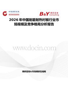 2026年中國(guó)耐磨耐熱襯板行業(yè)市場(chǎng)規(guī)模及競(jìng)爭(zhēng)格局分析報(bào)告