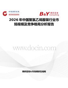2026年中國聚氯乙烯服裝行業市場規模及競爭格局分析報告