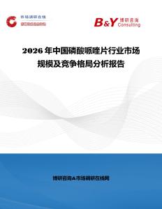 2026年中國磷酸哌喹片行業(yè)市場(chǎng)規(guī)模及競(jìng)爭(zhēng)格局分析報(bào)告