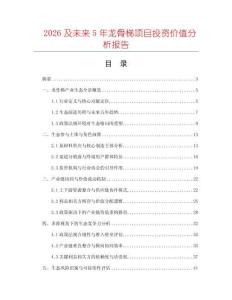 2026及未來5年龍骨梯項目投資價值分析報告