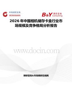 2026年中國相機儲存卡盒行業(yè)市場規(guī)模及競爭格局分析報告
