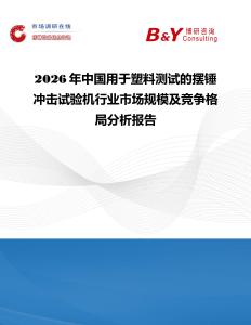 2026年中國用于塑料測試的擺錘沖擊試驗機行業(yè)市場規(guī)模及競爭格局分析報告