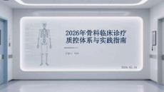2026年骨科臨床診療質控體系與實踐指南