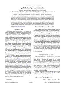 Spin Hall effect of light in photon tunneling