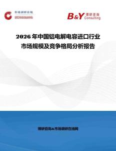 2026年中國鋁電解電容進口行業市場規模及競爭格局分析報告