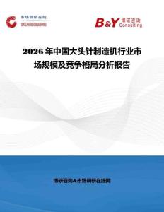 2026年中國大頭針制造機行業(yè)市場規(guī)模及競爭格局分析報告