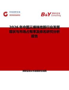 2026年中國三嗪咪唑胺行業發展現狀與市場占有率及排名研究分析報告