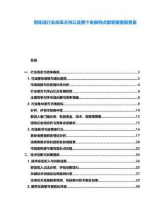 假如說行業改革方向以及整個發展特點都需要重新思量